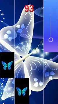 Blue Butterfly Piano Tiles 2019 Screen Shot 4
