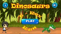 T-Rex Run Dinosaurs park world Screen Shot 2