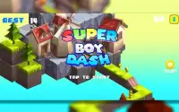 Super Boy Run Hero Dash Screen Shot 2