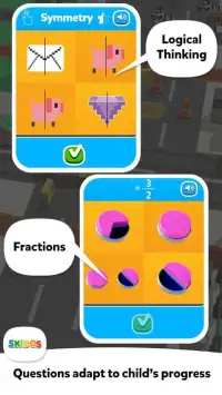 Brainy *City: Math Game for 6,7,8,9 Year Old Kids Screen Shot 1