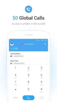 WhatsCall - Free International Phone Call App Screen Shot 2