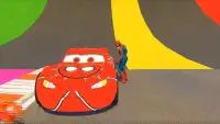 Lightning Car Hill Racing: GT Car Stunts Screen Shot 4