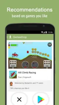 GAMESdrop - Games recommender Screen Shot 0