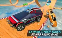 CyberTruck Stunt Driving 2020: Driving Games Screen Shot 0