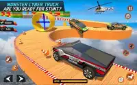 CyberTruck Stunt Driving 2020: Driving Games Screen Shot 1