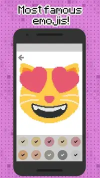 Color by numbers Emoji Pixel Art Screen Shot 5
