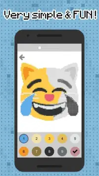 Color by numbers Emoji Pixel Art Screen Shot 3