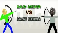 Baldi Archer vs Stickman Granny Screen Shot 2