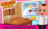 Little Baby Burger Cooking - Restaurant Free Game Screen Shot 1
