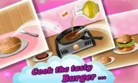 Little Baby Burger Cooking - Restaurant Free Game Screen Shot 0