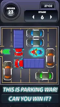 Parking war - Unblock car puzzle warrior Screen Shot 6