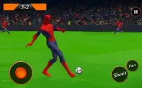 Spiderman Soccer League Football Dream Strike 2019 Screen Shot 1