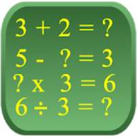 Kids Math Checker, Add, Subtract, Multiply, Divide