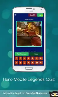 Hero Mobile Legends Quiz Screen Shot 35