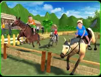 Kids Mountain Horse Rider Race Screen Shot 13