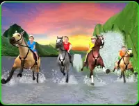 Kids Mountain Horse Rider Race Screen Shot 10