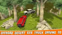 Offroad Desert 6x6 Truck Driving 3D Screen Shot 1