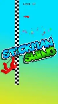 Stickman Swing Hook - Rope Swing Stickman Game Screen Shot 1