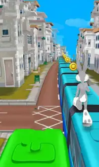 Subway Looney Run - Advanture Bunny Rush Game Screen Shot 1