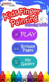 Kids Finger Painting Coloring Screen Shot 34