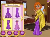 Dress up the Indian princess - girls games Screen Shot 2