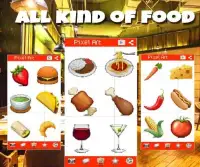 Coloring Fast Food Pixel Art Screen Shot 1