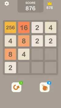 2048 :Endless Challenge ,Newest 2048 puzzle game Screen Shot 1