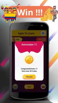 Spin To Earn : Paytm cash , Earn money Screen Shot 0