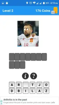 FIFA Soccer Quiz Screen Shot 1