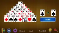 Pyramid Solitaire Card Games Free Screen Shot 2
