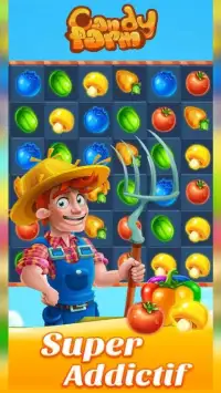 Candy Farm Saga Crush Puzzle Game Screen Shot 5