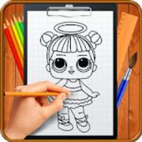 Drawing Cute Surprise Doll