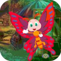 Best Escape Games 154 Red Butterfly Rescue Game