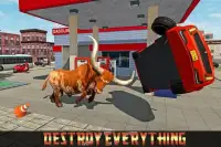 Wild Bull City Attack: Bull Simulator Games Screen Shot 4
