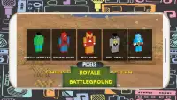 Pixel Heroes Royale Battleground Gun 3D Screen Shot 2