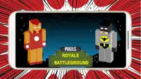 Pixel Heroes Royale Battleground Gun 3D Screen Shot 1