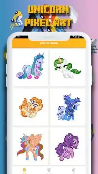Pixel Art - Unicorn Coloring by Number Screen Shot 7