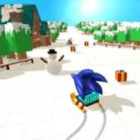 Sonic Xmas Slide: Hedgehog Dash Classic Adventure