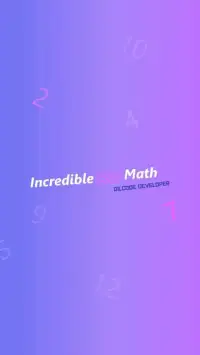 Incredible Math Screen Shot 1