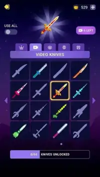 Knife Legend - Knives to rush and hit Fruit & Boss Screen Shot 1