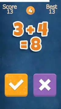 Math Challenge - Brain trainer Screen Shot 2