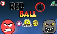 free red Angry ball 4 Volume 3 (Unofficial ) Screen Shot 3