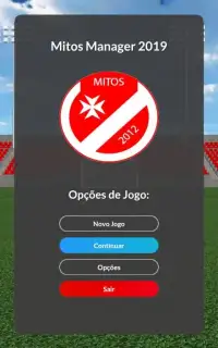 Mitos Manager de Futebol 2019 Screen Shot 0