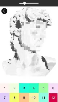 Vaporwave Pixel Art: Glitch Color By Number Game Screen Shot 1