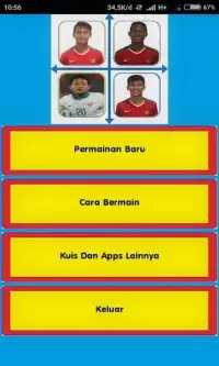 Tebak Nama Pemain Timnas Indonesia U-16 2019 Screen Shot 3