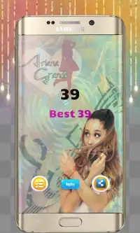 Ariana Grande "BREATHIN" Piano Game Screen Shot 0