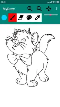 Coloring pages about cats Screen Shot 7