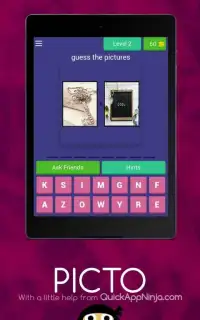 PICTO - combine both images to guess the answer Screen Shot 4