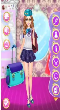 Air Hostess Life Style - DressUp Game Screen Shot 1