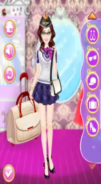 Air Hostess Life Style - DressUp Game Screen Shot 5